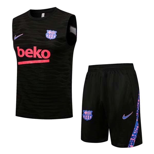 Camiseta Barcelona Sin Mangas 2022 Negro
